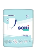 Показать информацию о Seni Soft Super higiēniskie paladziņi, 5 gab. (60x90 cm)