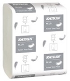 Показать информацию о KATRIN Plus Bulk Pack tualetes papīrs loksnēs, 200 loksnes,2-slāņu, balts,loksnes izmērs 10.3x23cm , 42 pac./iepak