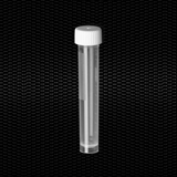 Show details for Polypropylene cylindrical test tube 16x98 mm 10 ml graduated, white screw cap, skirted with frosted label 100pcs
