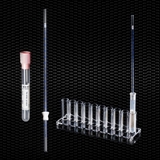Show details for Complete E.S.R. “SEDI-TEST” system (12x86 mm test tube with 0,25 ml of Sodium Citrate + graduated pipette) 100pcs