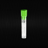 Vairāk informācijas par 12x56 mm testa mēģenes plakanais dibens ar K2 EDTA x 1 ml asiņu zaļas krāsas aizbāzni 100gb