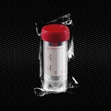 Показать информацию о Полипропиленовый Контейнер для фекалий 30 мл 27x80 мм с красной завинчивающейся крышкой, индивидуальной упаковкой Sterile R 100шт