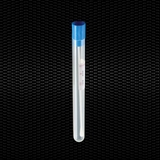 Показать информацию о Стерильный простой тампон в полипропиленовой пробирке 16x150 мм, пластиковая палочка и синяя пробка с надписью 100шт.