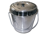 Show details for S/S BUCKET WITH COVER - 15 l, 1 pc.