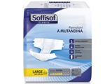 Show details for SOFFISOF CLASSIC INCONTINENCE PAD - moderate incontinence - large box of 90