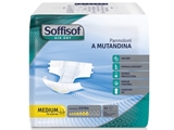 Show details for  SOFFISOF AIR DRY INCONTINENCE PAD - moderate incontinence - medium box of 90