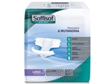 Show details for  SOFFISOF AIR DRY INCONTINENCE PAD - heavy incontinence - large box of 60