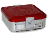 Show details for CONTAINER WITH FILTER small h 100 mm - red 1pcs