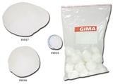 Show details for GAUZE ROUND BALL diam. 25 mm - cotton