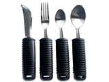 Show details for CUTLERY SET (fork, knife, small and large spoon), set of 4