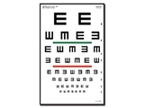 Vairāk informācijas par Tumbling "E" optometriskā diagramma - 6 m - 23x35,5 cm, 1 gab.