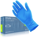 Vairāk informācijas par NITRYLEX CLASSIC BLUE - nitrila cimdi XS N100