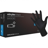 Vairāk informācijas par NITRYLEX PF BLACK - nitrila cimdi XS N100
