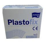 Показать информацию о PLASTOFIX neausta materiāla lentveida plāksteris 10 cm x 10 m, 1 gab.