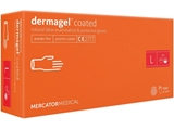 Show details for DERMAGEL LATEX GLOVES, POWDER FREE, LARGE, 100 PCS.