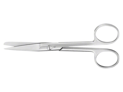 Picture of Aesculap surgical scissors, straight, sharp/blunt, 14.5 cm, bc324r