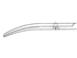 Picture of AESCULAP METZENBAUM SCISSORS, curved, ends - blunt/blunt , 14.5 cm, BC605R