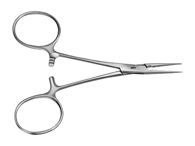 Picture of Aesculap Hartmann Mosquito hemostatic forceps, straight, 10 cm, bh104r