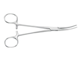 Show details for Aesculap Crile hemostatic forceps, curved, blunt, 16 cm, bh167r