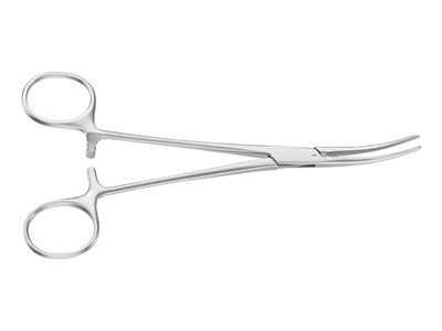 Picture of Aesculap Crile hemostatic forceps, curved, blunt, 16 cm, bh167r