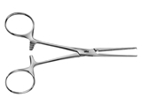 Vairāk informācijas par Aesculap Kocher hemostatiskās knaibles, taisnas, zobi 1x2, 14 cm, bh614r