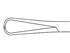 Picture of Aesculap Champ Bernhard clamp, straight, sharp, 16 cm, bf426r