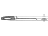 Picture of Aesculap Hegar-Olsen needle holder, straight, 18.5 cm, bm291r