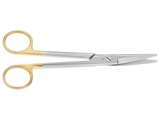 Show details for Aesculap Mayo TC Durotip scissors, curved, blunt ends, 17cm, bc253r