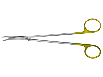 Picture of Aesculap Metzenbaum TC Durotip scissors, curved, blunt ends, 14.5 cm, bc261r