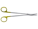 Show details for Aesculap Metzenbaum TC Durotip scissors, curved, blunt ends, 18 cm, bc263r