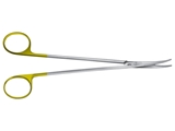 Show details for Aesculap Metzenbaum TC Durotip thin scissors, curved, blunt ends, 18 cm, bc271r