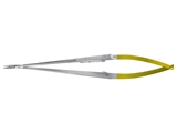 Show details for Aesculap Castroviejo TC Durogrip needle holder, straight, 0.2/18 cm, bm004r