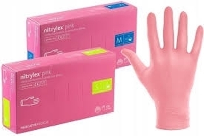 Picture of NITRYLEX CLASSIC PINK - nitrila cimdi L N100